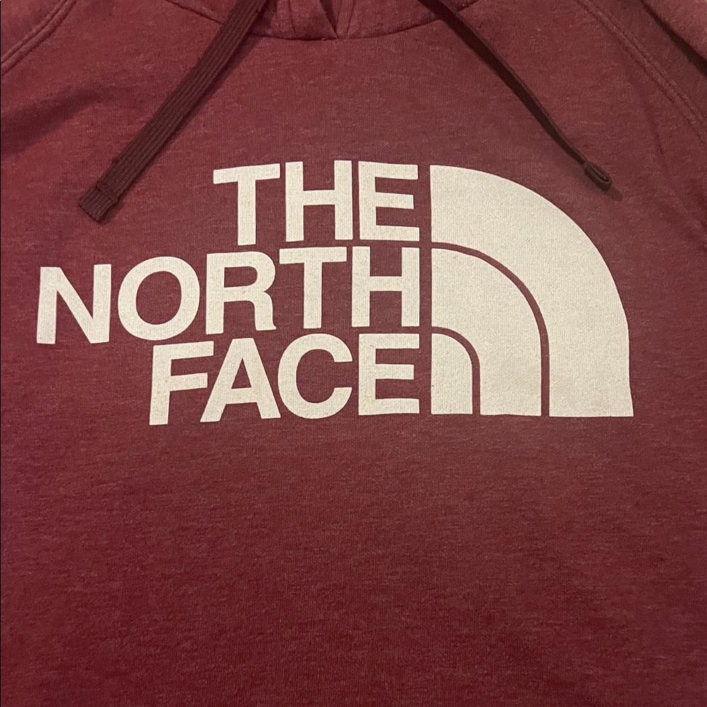 The North Face Burgundy Pullover Hoodie - Picture 2 of 8
